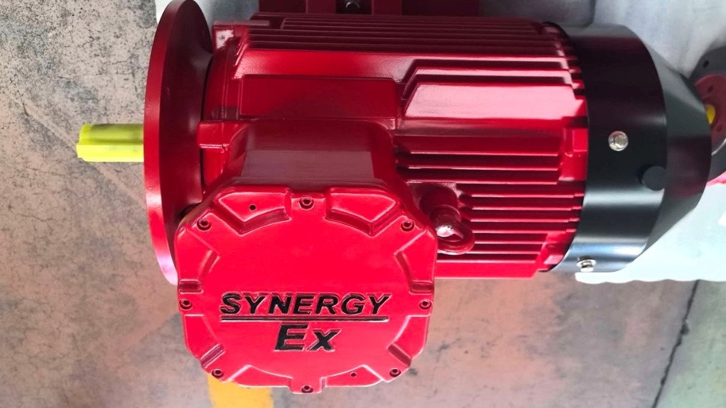 A new Synergy Ex IE3 loaded on a pallet ready for delivery