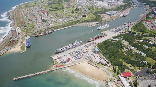 BIDS SOUGHT: A request for proposals has been issued by Transnet National Ports Authority for a small- to medium-scale liquefied natural gas terminal at the Port of East London, pictured. The terminal operator will be expected to design, finance, develop, construct, operate, and maintain the terminal under a 25-year concession agreement, and transfer the asset at the end of the period. A greenfield site of about 8 900 m² in size, and located within the port’s West Bank precinct, has been earmarked for the development.