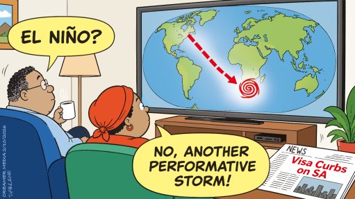 BLOWING FOUL: While El Niño is expected to heat things up this summer, South Africa continues to experience episodic blasts of icy undiplomatic storms from the northwest. The recent imposition of new visa restrictions brought to the fore tensions that seem impervious to evidence and diplomatic overtures. Perhaps South Africa’s best option now is to simply wait for the inevitable winds of political change.