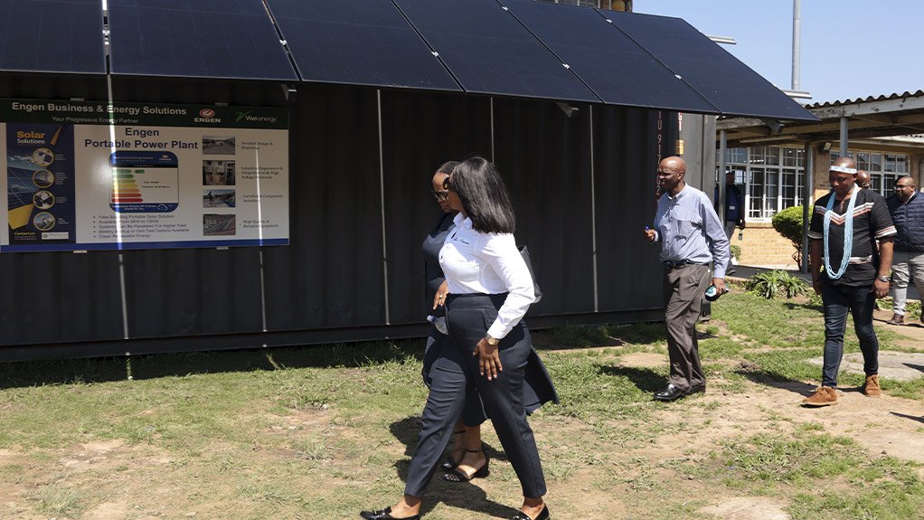 Engen strengthens STEM education at Ebenezer Majombozi High School with solar power