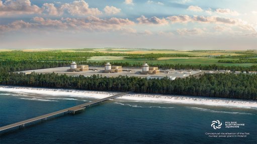 Conceptual visualisation of the Choczewo nuclear power plant (NPP) project