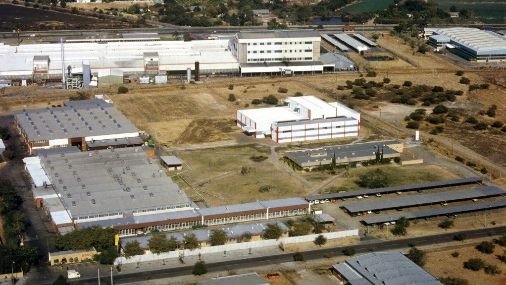 An image of Bosch's manufacturing facility in Brits