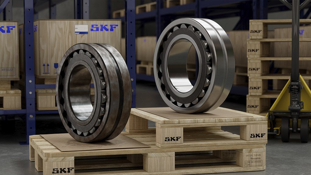 Image of bearings before and after remanufacture