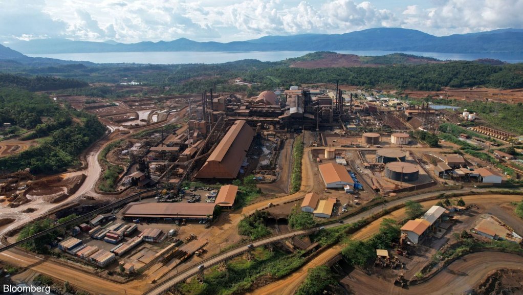 Nickel smelter in Indonesia