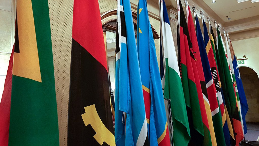 An image of flags of the SAPP