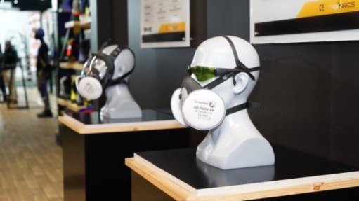 An image of one of Dromex's mask offerings at Electra Mining 2026
