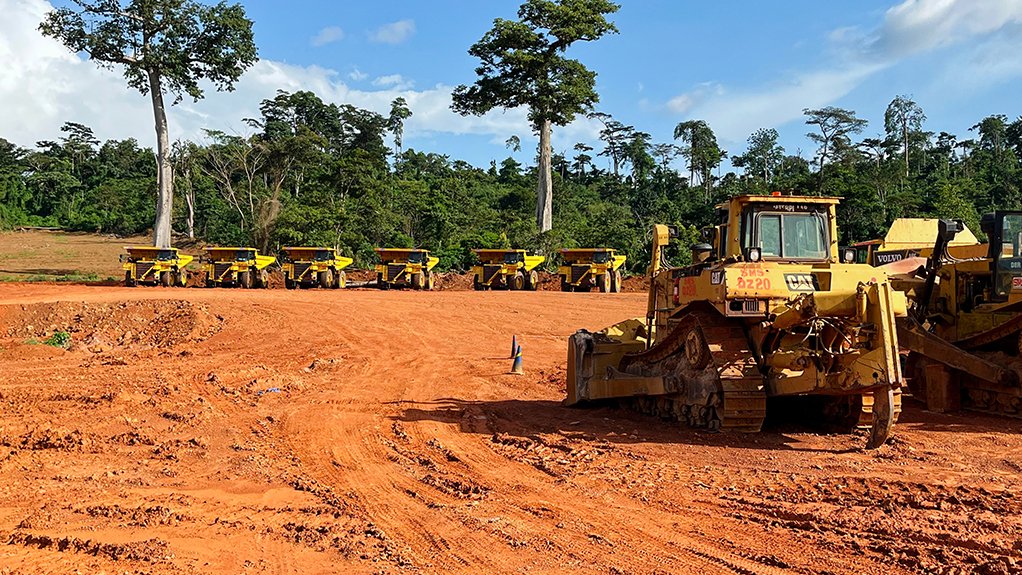 Image of mine equipment on site