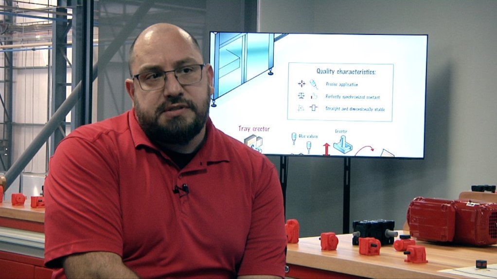 Screengrab of SEW-EURODRIVE training manager Zander Claassens