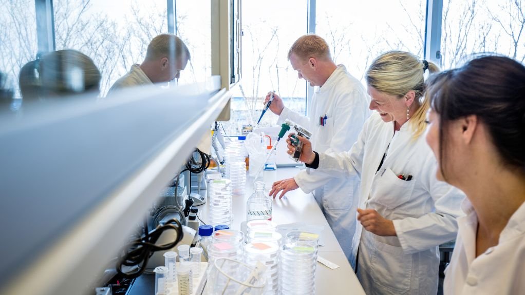 scientists in a lab