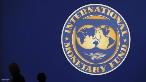 IMF logo at a conference