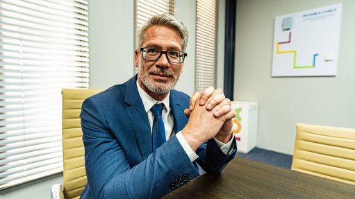 Pieter Viljoen, the CEO of Yangtze Optics Africa Cable.
