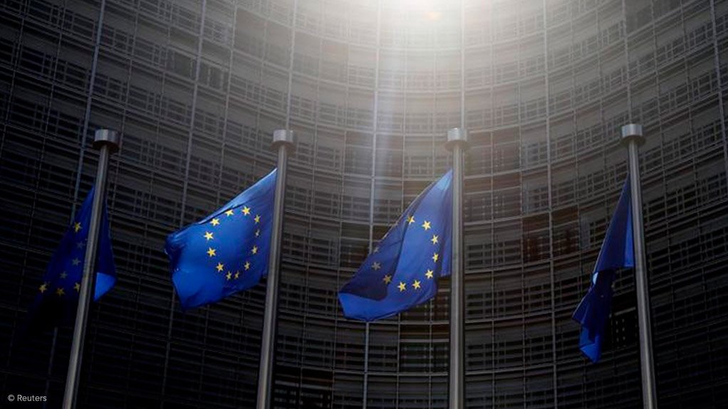 EU flags