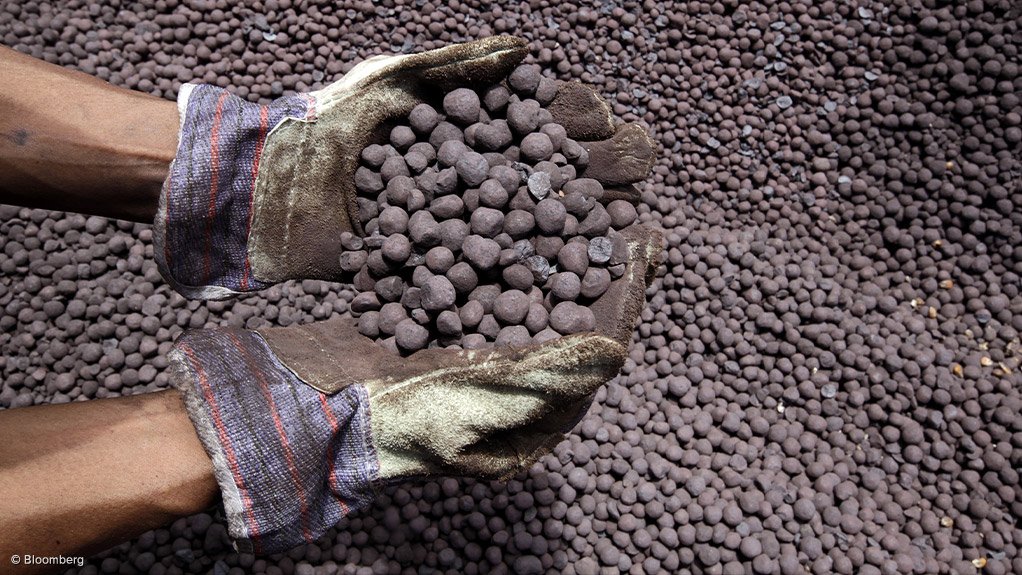 Iron-ore pellets