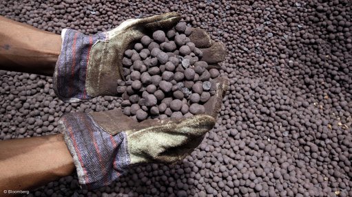 Iron-ore pellets