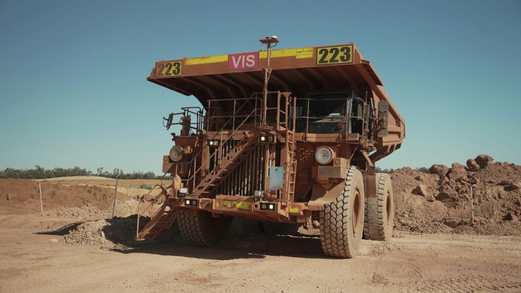 An image of a yellow vehicle with VIS installed