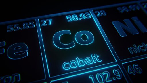 Periodic table symbol for cobalt