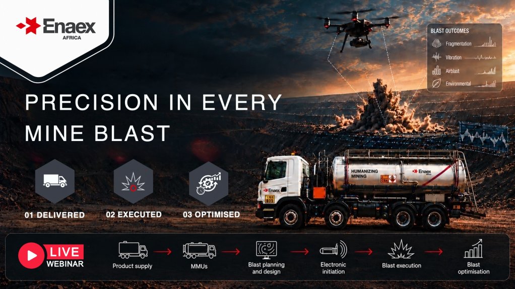 Speakers from Enaex Africa explore how product supply, Mobile Mixing Units, safety and technology work together to deliver better blast outcomes