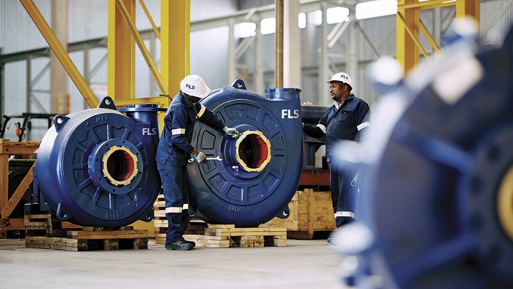 Quality inspections of KREBS® millMAX™ pump housings at the FLS Stormill Service Centre confirm dimensional accuracy and component condition before the equipment is returned to service