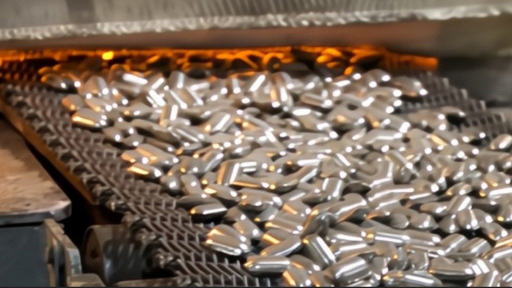 Nickel smelting to produce briquettes