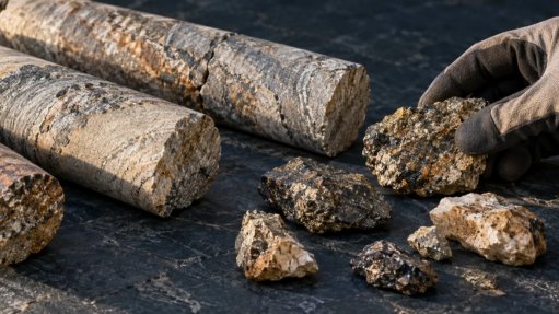 Rare earths drill core