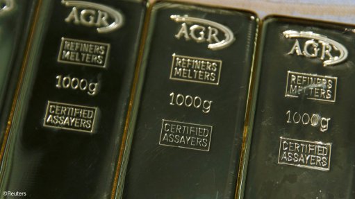 Gold bars produced by AGR in Uganda