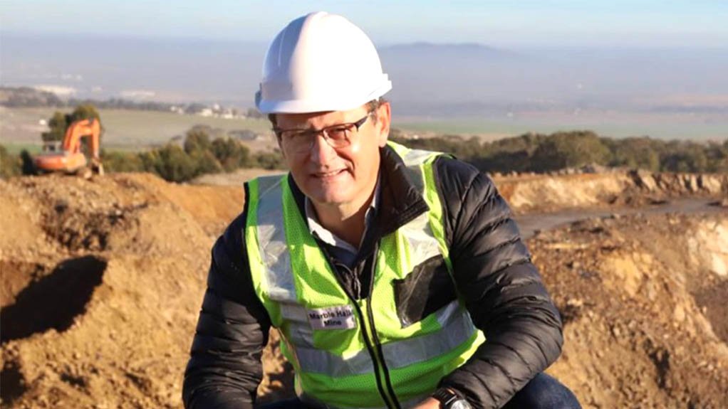 An image of Afrimat group CEO Andries van Heerden