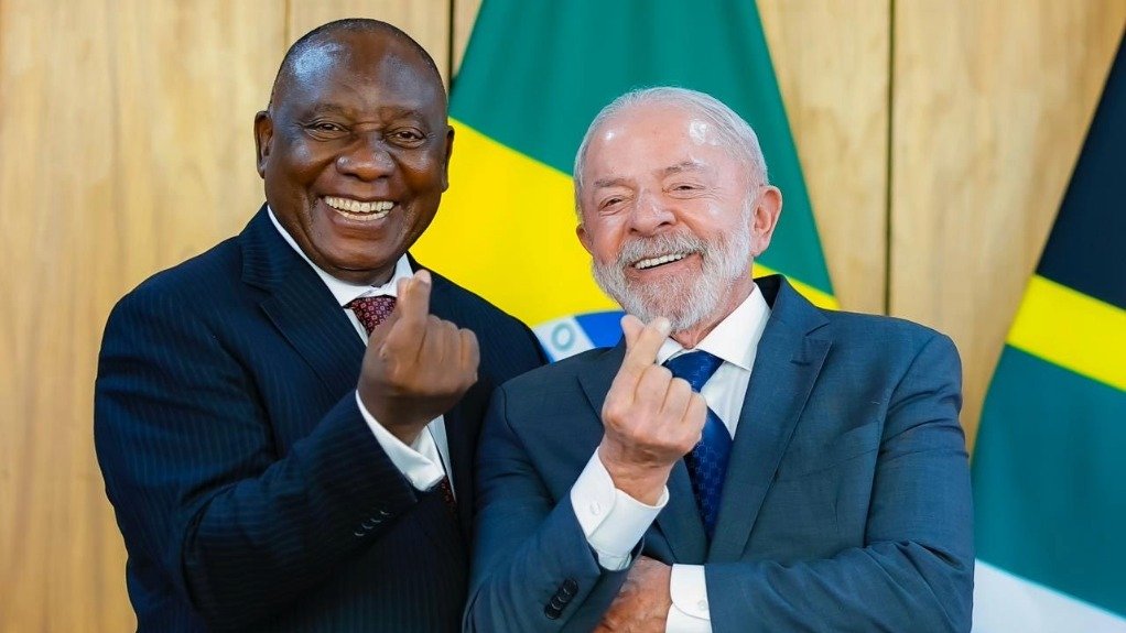 Image of Cyril Ramaphosa and Lula da Silva