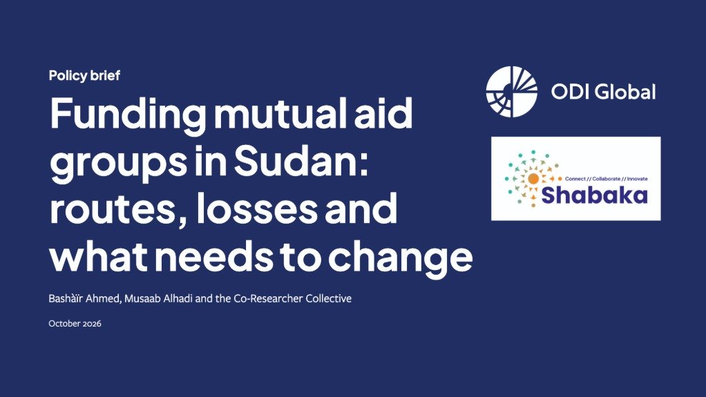 Funding mutual aid groups in Sudan: routes, losses and what needs to change