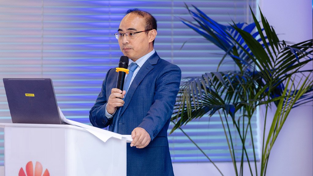 Huawei sub-Saharan Africa Enterprise Business President Victor Guo delivered a keynote speech.