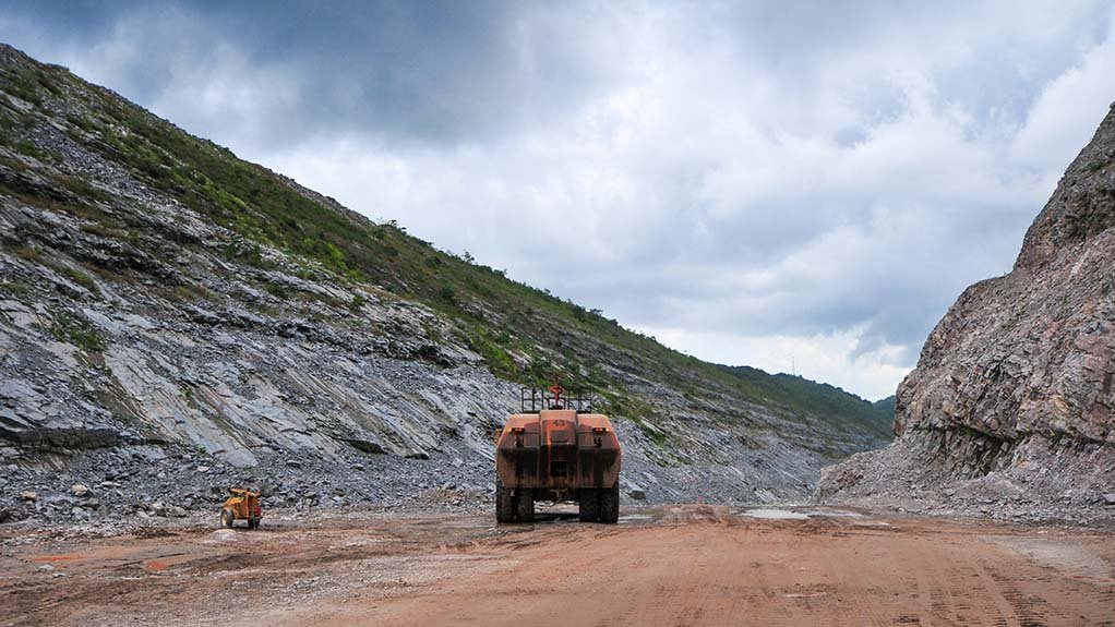 Open pit gold mine
