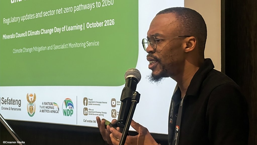 Department of Forestry Fisheries and the Environment's Paseka Mabina.
