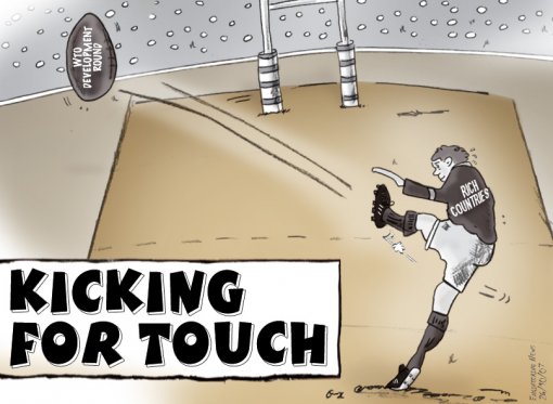 KICKING FOR TOUCH