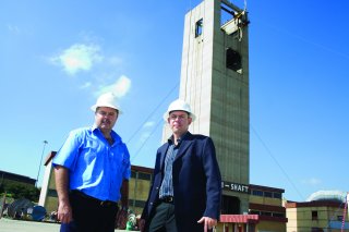 THEO KEYTER, ALWAYN PRETORIUS Safety at Kusasalethu is key in order for the mine to become the top producer in the Harmony group (Source: Duane Daws)
