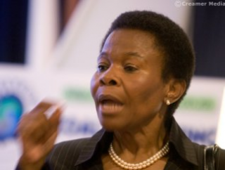 South African Mineral Resources Minister Susan Shabangu