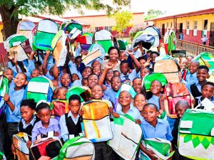 First donation of BP’s ‘Ads to Bags’ campaign reaches Soweto primary school