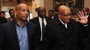 Phumulo Maswale and Jacob Zuma