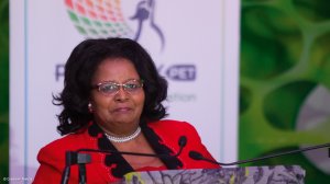 Environmental Affairs Minister Edna Molewa