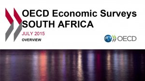 OECD South Africa Economic Survey 2015 (July 2015)