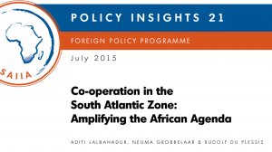 Co-operation in the South Atlantic Zone: Amplifying the African Agenda (August 2015)
