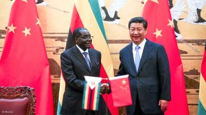 Robert Mugabe and Xi Jinping