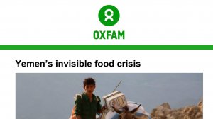 Yemen’s invisible food crisis (March 2016)