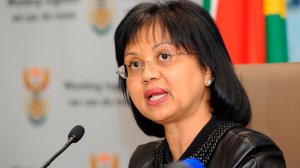 Energy Minister Tina Joemat-Pettersson