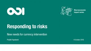 Responding to risks: new needs for currency intervention