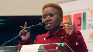 Small Business Development Minister Lindiwe Zulu