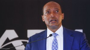 African Rainbow Minerals executive chairperson Patrice Motsepe