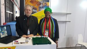 DTI Minister Dr Rob Davies and MD of Ditsogo Project Tebogo Mosito