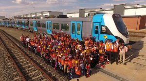 GIBELA: Rousing Send-Off For Gibela's First South African-Built Commuter Train 