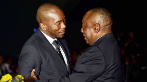 DA leader Mmusi Maimane & ANC leader Cyril Ramaphosa