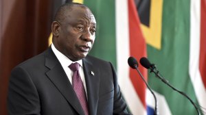 South African President Cyril Ramaphosa