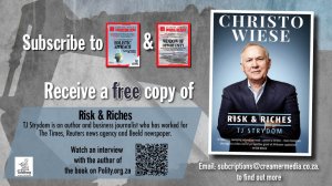 Gift to subscribers, a copy of Christo Wiese – Risk & Riches